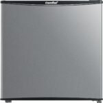COMFEE' 冷蔵庫 45L インバーター 幅47.2cm コンパクト 静音25dB 省エネ 7段階温度調節 小型 一人暮らし キッチン/寝室/書斎/オフィス用 ミニ冷蔵庫 グレー RCD45LS1JP(E)