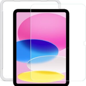 NIMASO ガラスフィルム iPad 第11世代（A16） 2025用/iPad 10.9インチ 第10世代 2022用 衝撃吸収 強化 ガラス 保護フィルム 指紋防止 ガイド枠付き NTB22I574