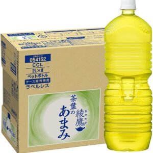 【Amazon.co.jp限定】 綾鷹 茶葉のあまみ 2L PET ラベルレス ×8本
