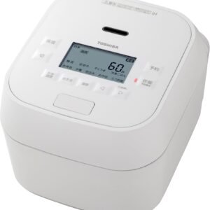 TOSHIBA(東芝) 炊飯器 炎匠炊き 5.5合 RC-10HGW(W) グランホワイト 真空圧力IH rice cooker 日本製 真空ひたし 早炊き 真空保温白米40時間 お手入れ簡単