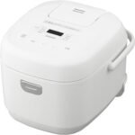 アイリスオーヤマ マイコン炊飯器 5.5合 一人暮らし 9種ヘルシーメニュー 自動メニュー搭載 銘柄炊き分け 軽量カップ付き RC-BMA50-W ホワイト