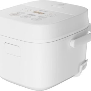 【Amazon.co.jp限定】[山善] 炊飯器 一人暮らし 3合 3種類炊き分け機能 マイコン式 低温調理 無洗米モード 保温 予約機能 ホワイト AMRC-5M(W)