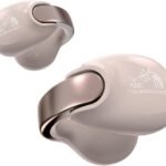 JVCケンウッド Victor HA-NP1T-PN ワイヤレスイヤホン Bluetooth Ver.5.3 オープンイヤー イヤーカフ アプリ対応 マルチポイント 合計24時間再生 マイク付き 小型 軽量 防水 音アクセ サンドピーチ