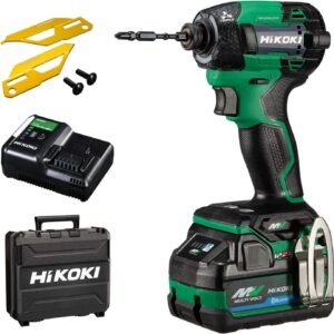 【セット買い】【Amazon.co.jp限定】 HiKOKI(ハイコーキ) 36V充電式インパクトドライバー WH36DD(XPSLZ) + カラープレート(ライトゴールド)
