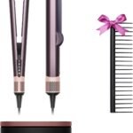 Dyson(ダイソン) ドライヤー Dyson Airstrait™ストレイトナー ジャスパープラム (HT01 JPPL G) 大風量 速乾 ストレート ヘアアイロン【Amazon.co.jp限定】【熱プレートがなく、風の力でストレート】【限定ギフト コーム付き】