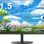Minifire モニター 21.5インチ pcモニター 120Hz フルhd 非光沢 液晶ディスプレイ Adaptive Sync VESA対応 フレームレス HDMI*2 ブルーライト軽減 チルト調節可 ビジネス用 五年保証(HDMIケーブル付-MF22X3AH）