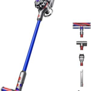 Dyson(ダイソン) 掃除機 コードレス Dyson V8 Slim Fluffy Extra (SV10K EXT BU AM) スティック ハンディクリーナー サイクロン【Amazon.co.jp限定】【より小さく。より軽く。性能はそのままに。】