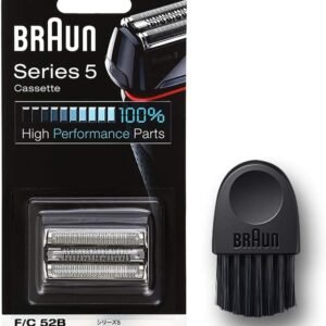 【正規品】ブラウン 替刃 旧シリーズ5 シェーバー F/C52B-b ブラック 【Amazon.co.jp 限定】【本来の性能を100%発揮】 ブラシ付き