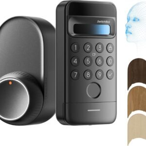 SwitchBot スマートロック Ultra 顔認証パッド 指紋認証 - スイッチボット 暗証番号 鍵 スマートキー ドアロック オートロック スマホで操作 交通系ICカード Suica PASMO Alexa/Google Home/Siri対応 遠隔対応 工事不要 取付カンタン 後付け 防犯対策助成金あり