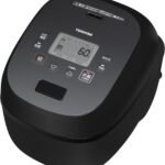 TOSHIBA(東芝) 炊飯器 炎匠炊き 5.5合 RC-10RWA(K) グランブラック 真空IH rice cooker 日本製 真空ひたし 早炊き 真空保温白米40時間 お手入れ簡単