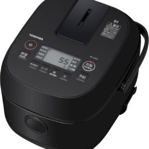 TOSHIBA(東芝) 炊飯器 3合 RC-5ZXT(K) ブラック 一人暮らし IH 玄米 保温24時間 新生活
