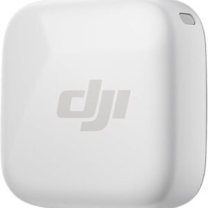 DJI Mic Miniトランスミッター（アークティックホワイト） ワイヤレスマイク ピンマイク 超軽量 オーディオ DJI OsmoAudio ノイズキャンセリング カメラ／iPhone／Android用ワイヤレスマイク Vlog撮影 ストリーミング
