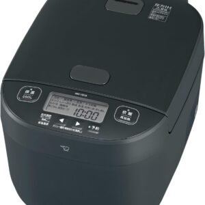 象印マホービン 炊飯器 1升 極め炊き 豪熱大火力 圧力IHタイプ 日本製 お手入れ点数2点 スレートブラック NW-YB18AM-BZ
