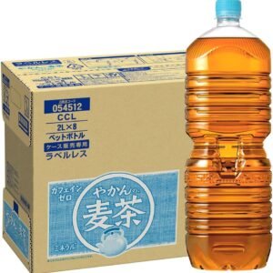 【Amazon.co.jp限定】 やかんの麦茶 from 爽健美茶 2L PET ラベルレス ×8本