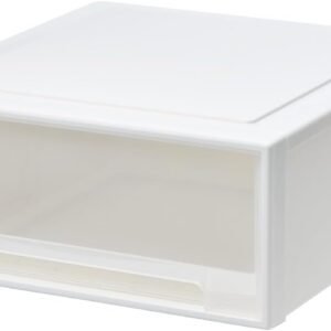 天馬 収納ボックス フィッツケース 小物収納 幅45×奥行45×高さ20cm 収納ケース たわみにくい 小物入れ 衣装ケース 日本製 再生材配合 サステナブル 【色 ホワイトクリア】 【45-45】