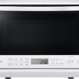 TOSHIBA(東芝) スチームオーブンレンジ 石窯ドーム ER-D70A(W) ホワイト 250℃ 1段調理 フラットテーブル 電子レンジ 赤外線センサー ノンフライ調理 簡単お手入れ 小型 新生活 一人暮らし 二人暮らし ファミリー