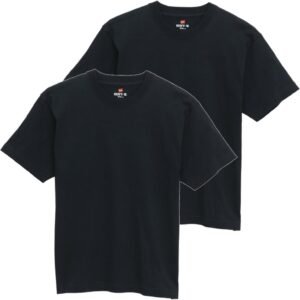 Hanes ビーフィー Tシャツ 半袖 丸首 2枚組 綿100% 丸胴仕様 タグレス仕様 2Pビーフィー Tシャツ BEEFY-T 2枚組 綿100% 肉厚生地 丸胴仕様 タグレス仕様 ヘビーウェイトT H5180-2メンズ