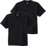 Hanes ビーフィー Tシャツ 半袖 丸首 2枚組 綿100% 丸胴仕様 タグレス仕様 2Pビーフィー Tシャツ BEEFY-T 2枚組 綿100% 肉厚生地 丸胴仕様 タグレス仕様 ヘビーウェイトT H5180-2メンズ