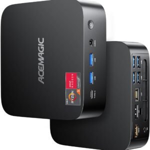ACEMAGIC 【ミニPC K1 2026最新 AMD Ryzen 5 7430U】 32GB DDR4 512GB SSD増設可 mini pc ryzen6コア/12スレッド 4.3GHz ミニパソコン Windows 11 Pro フル機能Type-C/HDMI/DP 4K・3画面 小型pc 高速USB3.2X6 静音排熱 Wi-Fi 6・Bluetooth5.2・有線LAN Vesa対応