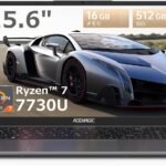 ACEMAGIC ノートパソコン Ryzen 7 7730U ノートPC 最大4.5GHz 8C/16T 16GB+512GB【スロット*2 メモリ・SSD追加・交換可能】PCIe3.0 SSD 1080PフルHD AMD Laptop Win11 Pro/Webカメラ/WiFi6/BT5.2/Type-C/USB3.2×3/HDMI2.0/静音/高速熱放 NoteBook PC-2025新型