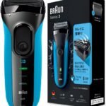 Braun Electric Shaver Series 3, Men's Electric Shaver, 3010s, Triple Bladed Head, Washable Under Water Tap / Shower Friendly