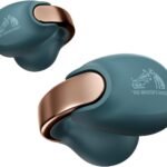 JVCケンウッド Victor HA-NP1T-A ワイヤレスイヤホン Bluetooth Ver.5.3 オープンイヤー イヤーカフ アプリ対応 マルチポイント 合計24時間再生 マイク付き 小型 軽量 防水 音アクセ ティールブルー