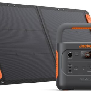 Jackery (ジャクリ) ポータブル電源 1000 New 100W ソーラーパネル 1枚 2点セット 1070Wh 業界トップの軽さとコンパクトボディ 60分でフル充電 リン酸鉄 長寿命 バッテリー 定格出力1500W 瞬間最大3000W 家庭用 アウトドア用 防災 UPS機能 アプリ遠隔操作 純正弦波 AC100V 50Hz/60Hz対応