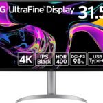 LG モニター ディスプレイ 32UQ850V-W 31.5インチ/IPS Black/4K (3840×2160)/約10.7億色表示(8bit+FRC)/DisplayHDR400/DCI-P3 98%/USB Type-C(USB Power Delivery 最大90W)/DisplayPort/HDMI×2/KVMスイッチ/チルト/高さ調節/ピボット/3年安心・無輝点保証