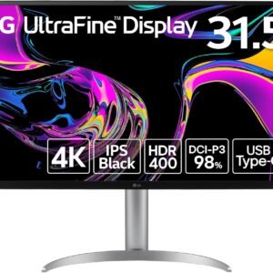 LG モニター ディスプレイ 32UQ850V-W 31.5インチ/IPS Black/4K (3840×2160)/約10.7億色表示(8bit+FRC)/DisplayHDR400/DCI-P3 98%/USB Type-C(USB Power Delivery 最大90W)/DisplayPort/HDMI×2/KVMスイッチ/チルト/高さ調節/ピボット/3年安心・無輝点保証
