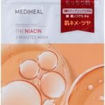MEDIHEAL OFFICIAL(メディヒール) THE 3ミニッツマスク(ナイアシン) 7枚 THE 3 Minutes Mask (Niacin) 7P ツヤ 保湿 韓国 パック スキンケア しっとり (1SET)