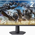 REGZA ゲーミングモニター 27インチ WQHD 240Hz モンスターハンターワイルズ推奨画質 1ms(GTG) HDR10 Fast IPSパネル Adaptive Sync HDMI対応 RM-G276N