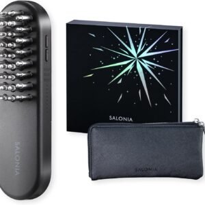 SALONIA サロニア EMS リフトブラシ 3Dケア ブラック ギフトBOX 電気ブラシ 美顔器 電動頭皮ブラシ リフトアップ