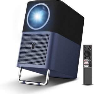 TCL A1s Google TV / 600 ISOルーメンの高輝度とフルHD 1080P解像度を備えたポータブルプロジェクター / Netflix公式ライセンス取得でWi-Fi/Bluetooth対応/オートフォーカス / 2×8W Dolby Audio / 最大150インチ投影 / 30,000時間光源寿命