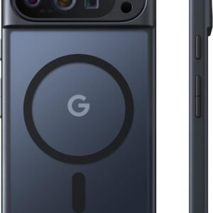 TORRAS Google Pixel 10 / Pixel 10 Pro 用 ケース【米軍規格・Magsafe 対応】 衝擊吸収 ワイヤレス充電対応 半透明 黄変防止 防指紋 防滑 エアバッグクッション 搭載マグネット カラー交換可能ボタン Guardian-Mag ブラック