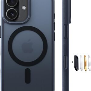 TORRAS iPhone 17 Case 【Military-Grade Impact Resistance & High-Performance MagSafe Compatible】Fingerprint Resistant, Yellowing Resistant, Military Protection Engineering, Magnet Equipped, Shock