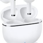 【2026年アップグレード版】AOKIMI ワイヤレスイヤホン bluetooth イヤホン V12 小型軽量 ブルートゥースHi-Fi 最大36時間再生 ぶるーとゅーす コードレス ENCノイズキャンセリング 自動ペアリング Type-C充電 マイク付き 防水 タッチ式音量調整 スポーツ/通勤/通学/WEB会議(ホワイト)