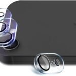 【3枚セット】 対応 iPhone 17E カメラフィルム アイフォン17E カメラ保護カバー (3枚) 【日本製素材旭硝子製】 用 いphone17E レンズフィルム 強化カメラ保護フィルム 黒縁取り 露出オーバー防止 全面吸着 高透過率、硬度9H、3D Touch対応、飛散防止、指紋・汚れ防止、気泡ゼロ、ラウンドエッジ加工【FAMROLLS正規品】