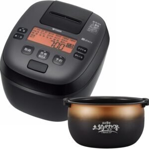 【WEB限定】タイガー魔法瓶 炊飯器 5合 圧力IH ご泡火炊き 日本製 遠赤9層土鍋かまどコート釜 粒立ち保温24時間 お手入れ簡単 食洗機 ブラック JPI-S10NK