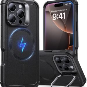 【アップグレード全面耐衝撃・Magsafe対応】ESR iPhone 16 Pro Max 専用 ケース iphone16promaxケース magsafe 7x軍用規格保護 頑丈 いphone16promaxケース マグネットスマホケース MagSafeアクセサリー互換 Cyberシリーズ ブラック