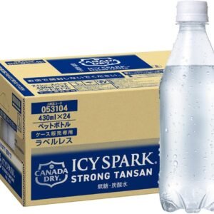 【強炭酸】コカ・コーラ アイシー・スパーク from カナダドライ ラベルレス 430mlPET ×24本
