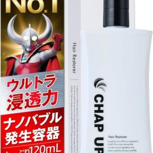【毛髪診断士(R)と共同開発】 チャップアップ 医薬部外品 120mL×1 ヘアトニック 育毛剤 男性用 女性用 育毛 トニック 発毛促進 頭皮にやさしい 無添加 頭皮ケア スカルプ 薬用 メンズ 育毛ローション (CHAPUP) [説明書付]