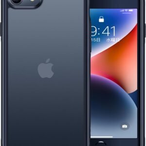 【米軍MIL新規格・指紋防止】CASEKOO iPhone se se2 se3 7 8 用 ケース 耐衝撃 滑り止め マット半透明 スマホケース ストラップホール付き 保護 iphonese第3世代 第2世代 アイフォン 7 8 se2 se3 se 用 4.7インチ カバーセット（マットブラック）