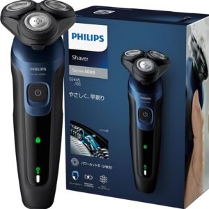 【肌にやさしい】フィリップス 電動シェーバー 5000シリーズ 電動 髭剃り メンズ (27枚刃・回転式・お風呂剃り&丸洗い可) S5445/03 ブラック 【Amazon.co.jp限定】