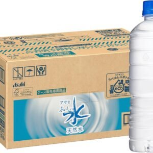 おいしい水 アサヒ飲料 天然水 ラベルレスボトル PET600ml×24本