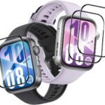 用の HUAWEI WATCH FIT 4 ガラスフィルム 腕時計 専用 HUAWEI WATCHFIT 4 強化ガラスフィルム 【2* フ ィルム + 1*クリーニングツール】99% 透過率 HUAWEI WATCH FIT4 フィルム 硬度9H 超薄0.26mm 指の滑りも良く 簡単に剥がれ 擦り傷対策 指紋防止 液晶保護フィルム プロテクター シート腕時計 SENXLL-HUAWEIWATCH FIT 4 B02