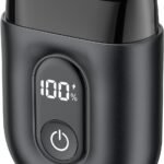 電気シェーバー メンズ 髭剃り ひげそり 電動シェーバー 往復式 深剃り 【重厚フルメタル筐体 & 独立3D浮動3枚刃】 IPX7防水 お風呂剃り可 Type-C急速充電 120分連続使用 スマートLEDディスプレイ ト ラベルロック 低騒音 小型 携帯便利 出張/旅行/車内用 日本語取扱説明書付属(スペースブラック)