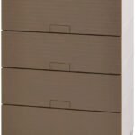天馬 チェスト 完成品 フィッツチェスト ウッド 4段 タンス ナチュラル 幅65×奥行41×高さ85cm 収納ケース 衣装ケース 日本製 再生材配合 サステナブル TSPP 【色 ブラウン】【型番 6504】