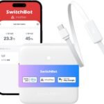 【Amazon.co.jp限定】 SwitchBot スマートリモコン ハブミニ(Matter対応) Alexa - 温湿度センサー搭載 スイッチボット Hub Mini マター対応 スマートホーム 学習リモコン 赤外線家電を管理 節電·省エネ Echo Google Home Siri IFTTT SmartThings対応 Kataステッカー付き 熱中症対策