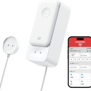 SwitchBot 水漏れセンサー コード付き WiFi Alexa ‐ スイッチボット 水位センサー 水漏れ防止 防犯アラーム 音量調整可能 スマートホーム セキュリティ 遠隔対応 水漏れ検知器