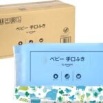 by Amazon 【手口ふき 】 ベビー 手口ふき 純水99% 60枚入×20個 (1200枚) [ケース品] 日本製 パラベンフリー(MamaBear)